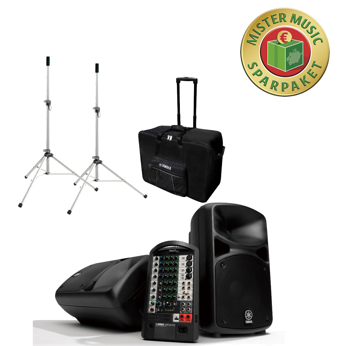 YAMAHA Stagepas 600i PA System Bundle 2 KomplettAnlagen PA