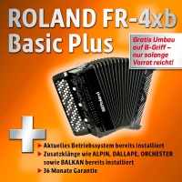 ROLAND FR-4XB V-Akkordeon (Knopfversion) in schwarz - Basic PLUS