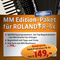 MM Edition Paket für ROLAND FR-4x