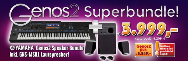 YAMAHA Genos 2 Superbundle