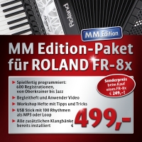 MM Edition Paket für ROLAND FR-8x und FR-8xb